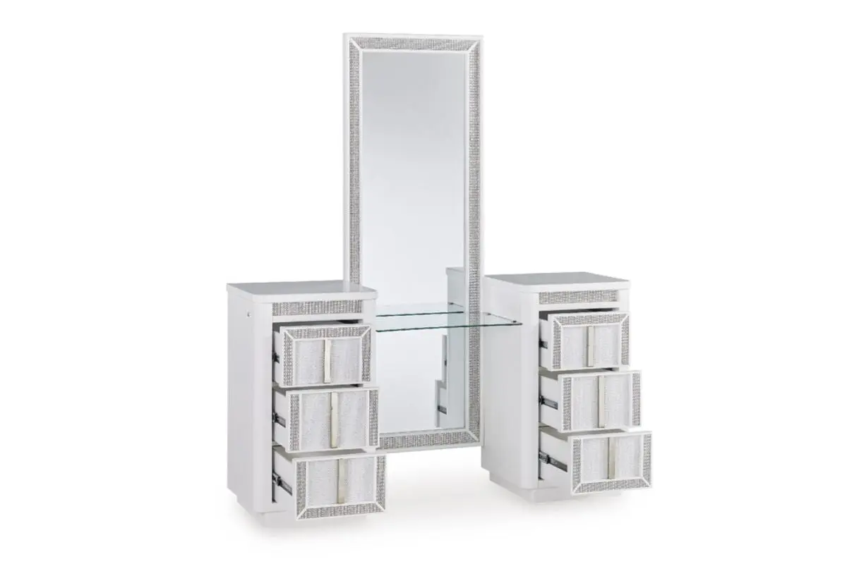 Chalanna Vanity & Mirror & Stool - Image 4