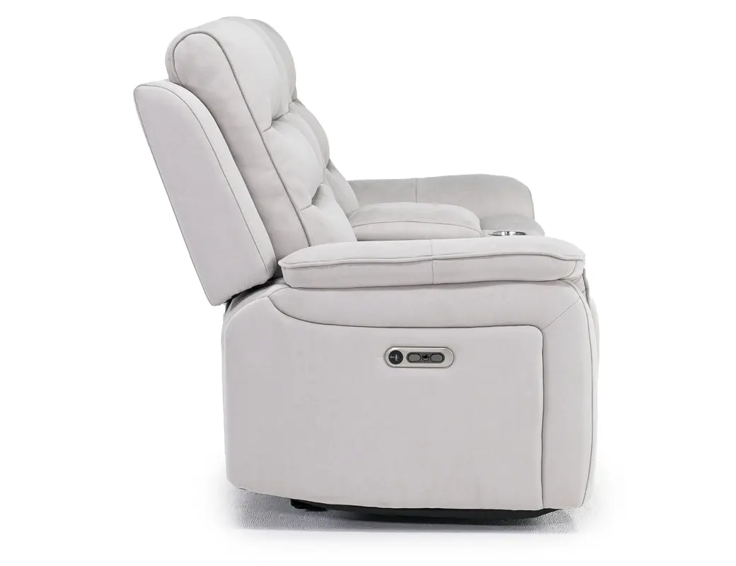 Chanell 2 Power Console Loveseat - Image 10
