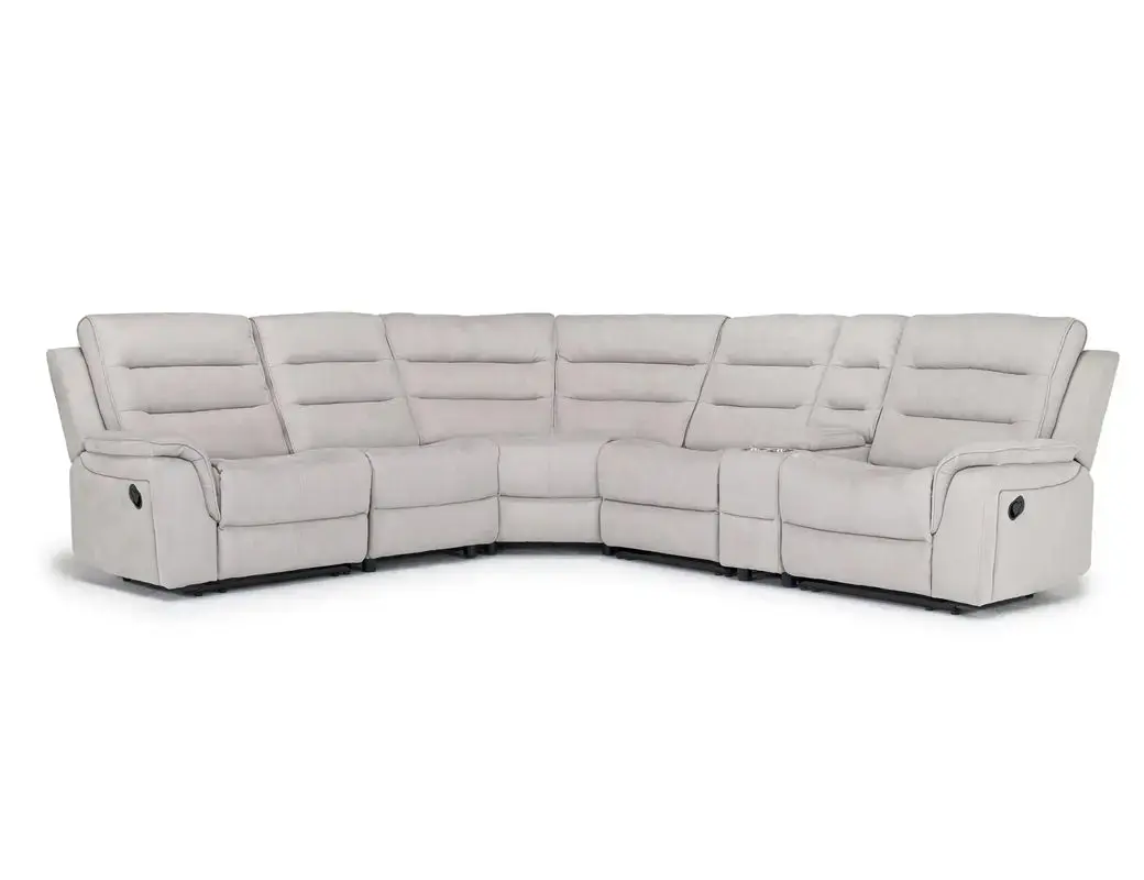 Chanell 6 Piece Reclining Sectional With Armless Recliner - Image 9