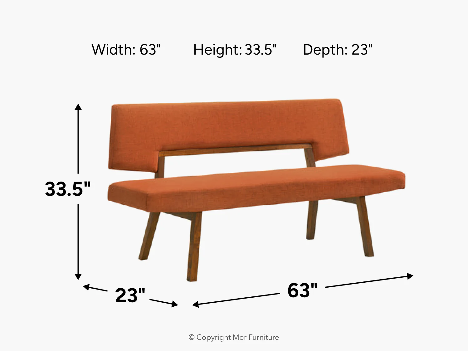 Chanella Dining Bench - Image 14