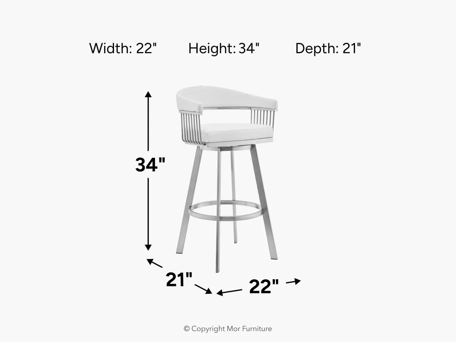 Chelsea Counter Height Stool - Image 5