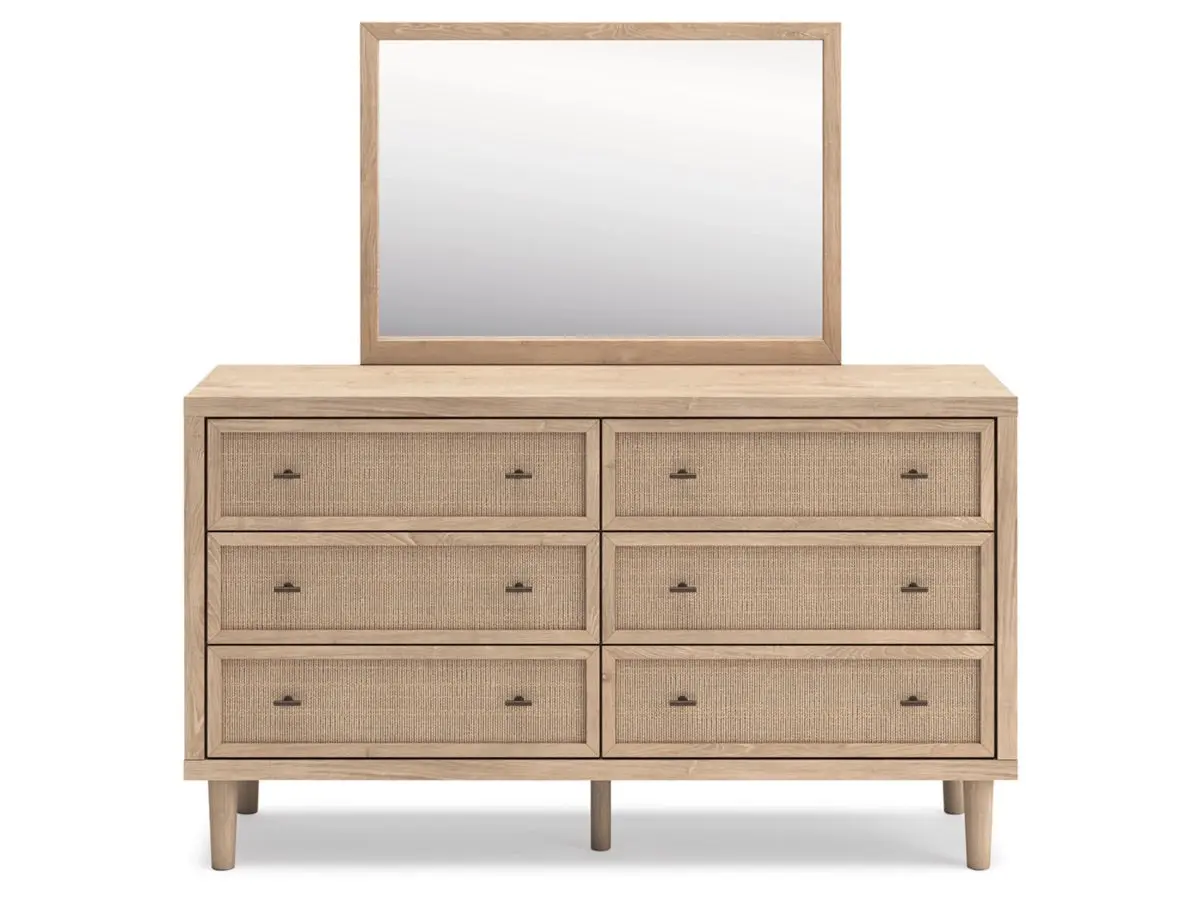 Cielden Upholstered Bed & Dresser & Mirror & Nightstand - Image 4