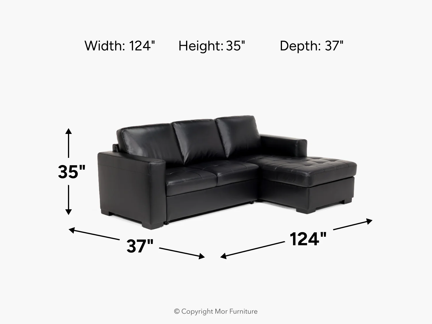 Claire Full Pullout Sofa Chaise - Image 13