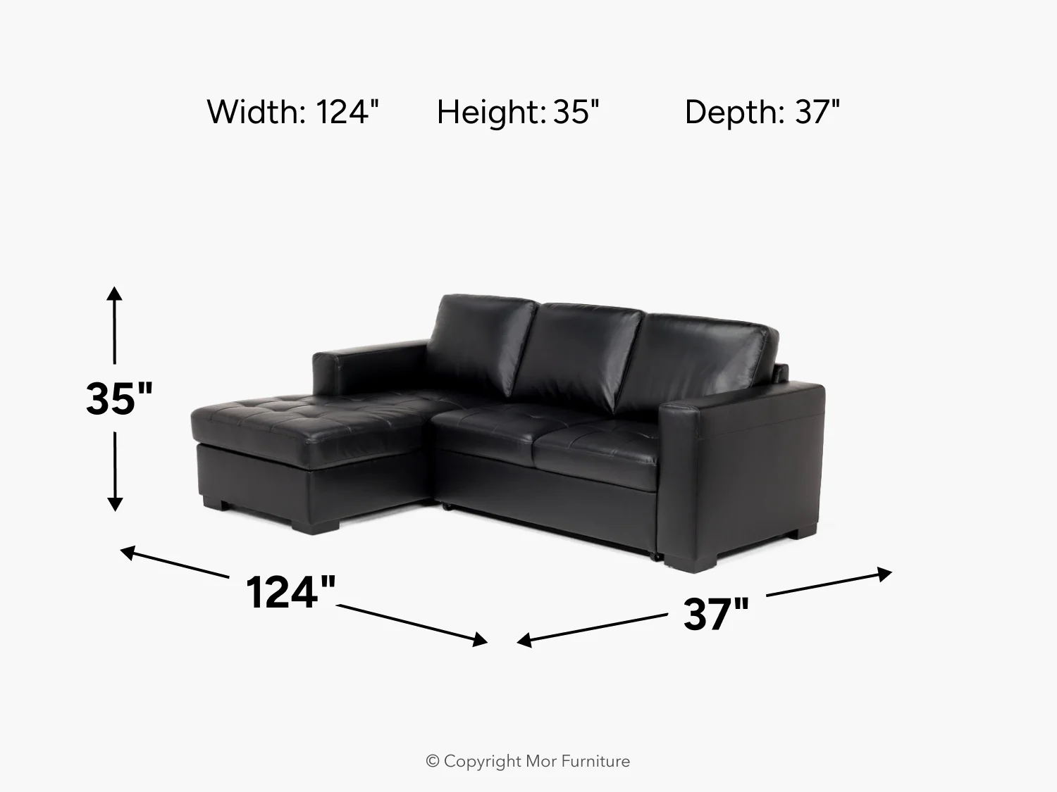 Claire Full Pullout Sofa Chaise - Image 25