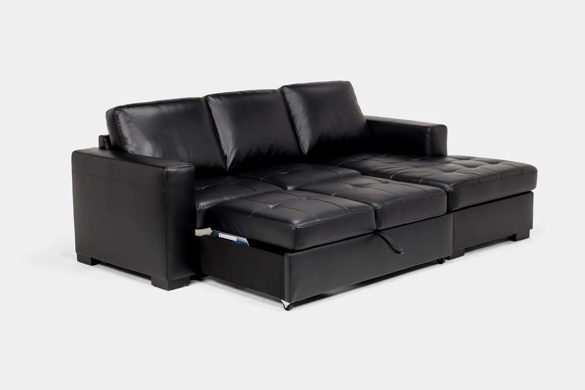 Claire Full Pullout Sofa Chaise - Image 3