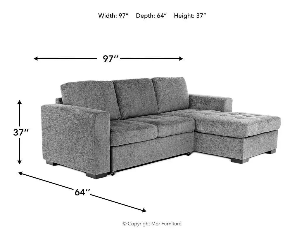 Claire Full Pullout Sofa Chaise - Image 74