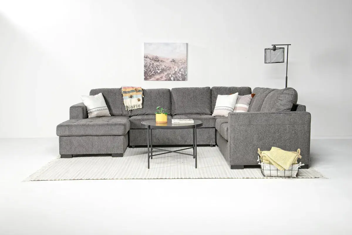 Claire Full Pullout Tux Chaise Sectional - Image 61