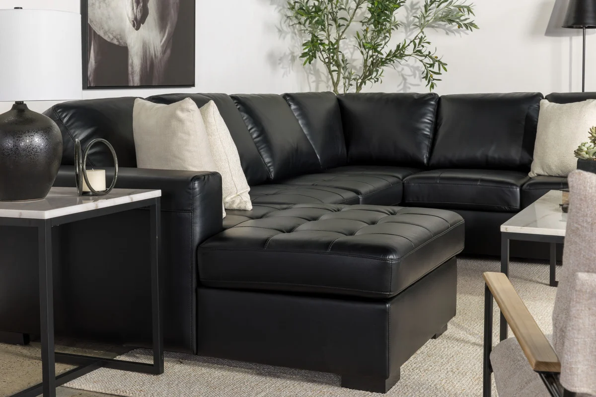 Claire Full Pullout Tux Chaise Sectional - Image 9