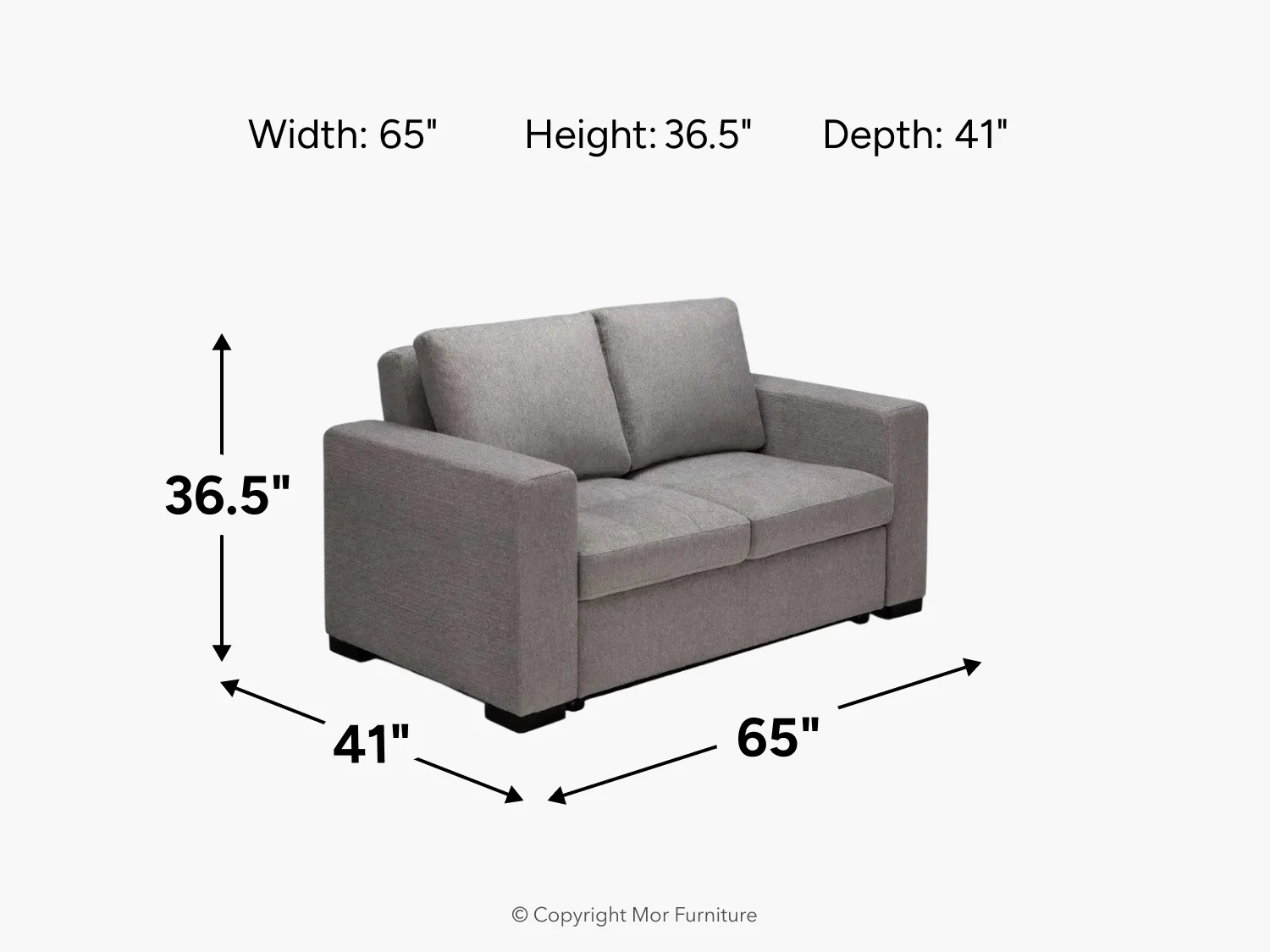 Claire Full Sleeper Loveseat - Image 21
