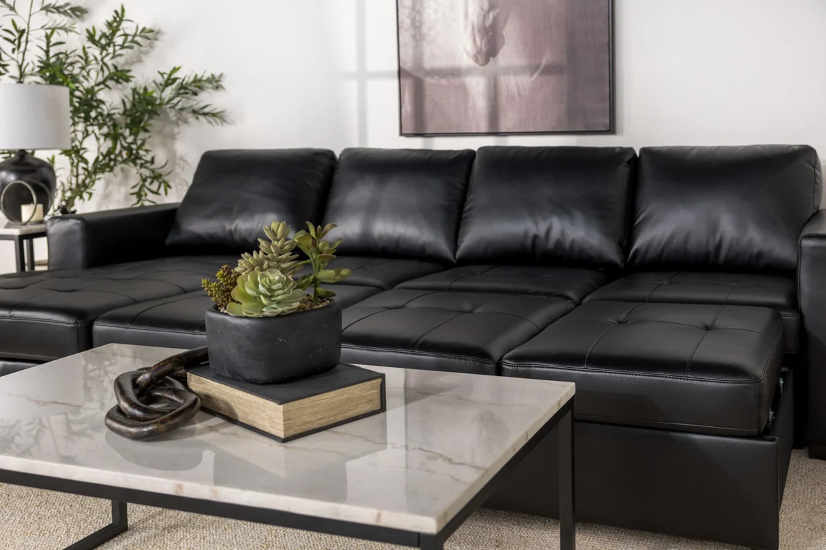 Claire Queen Pullout Sofa Chaise - Image 10