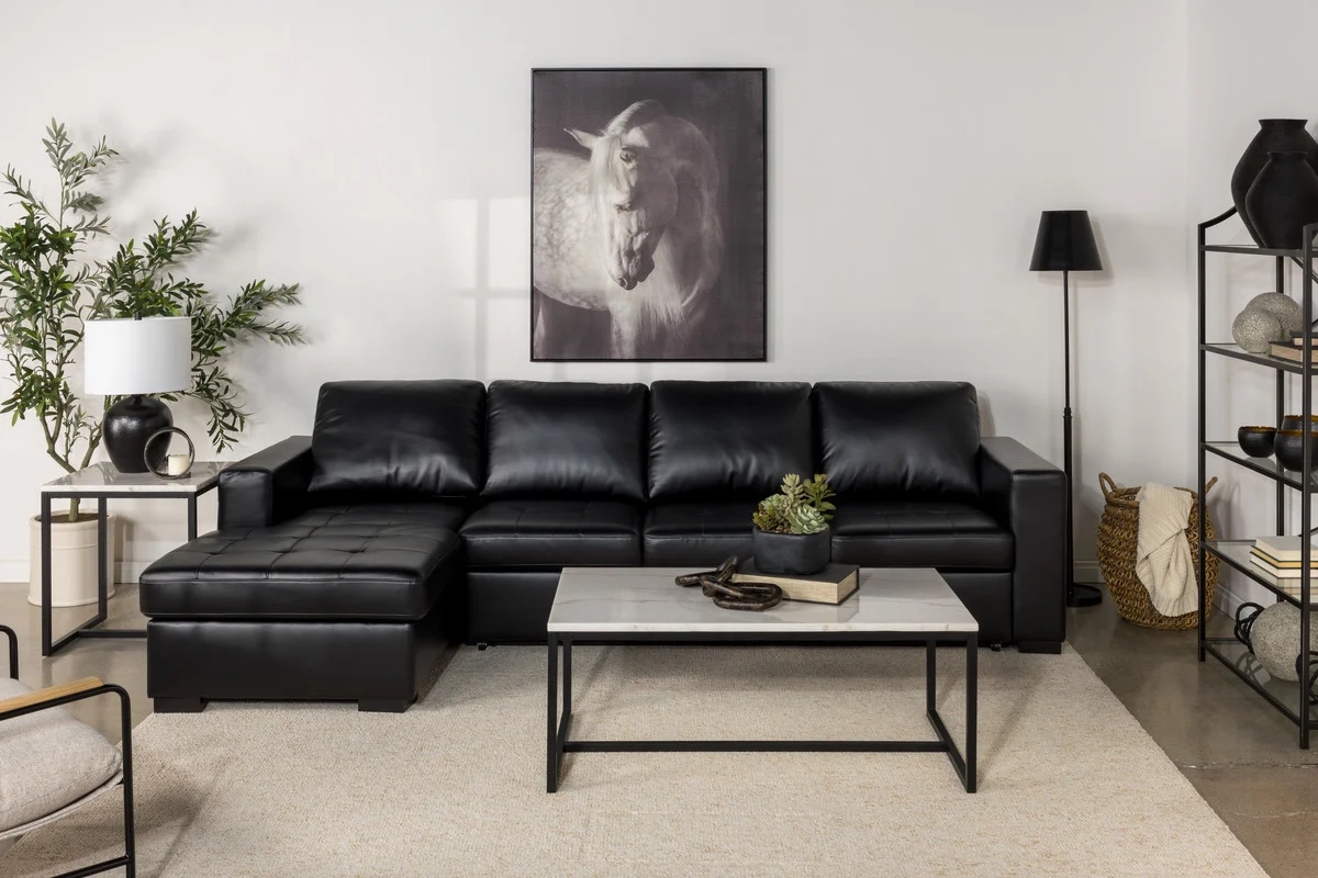 Claire Queen Pullout Sofa Chaise - Image 11