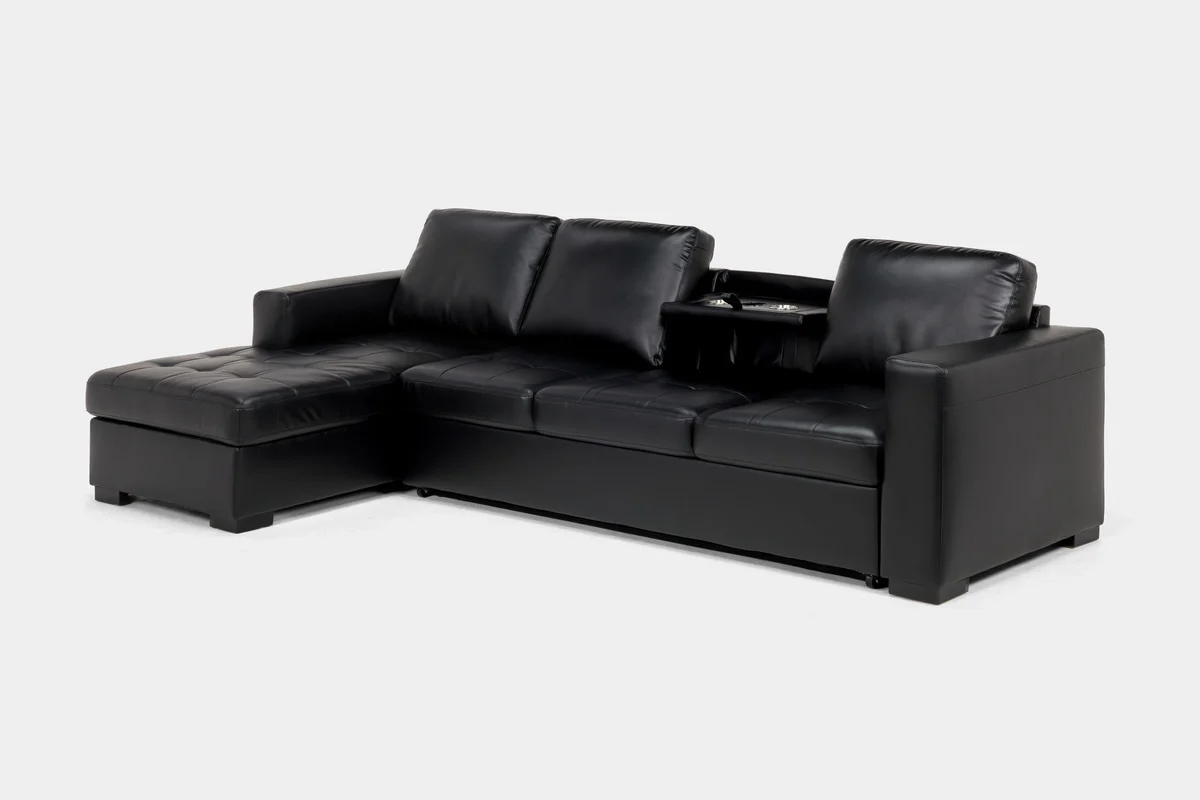 Claire Queen Pullout Sofa Chaise - Image 3