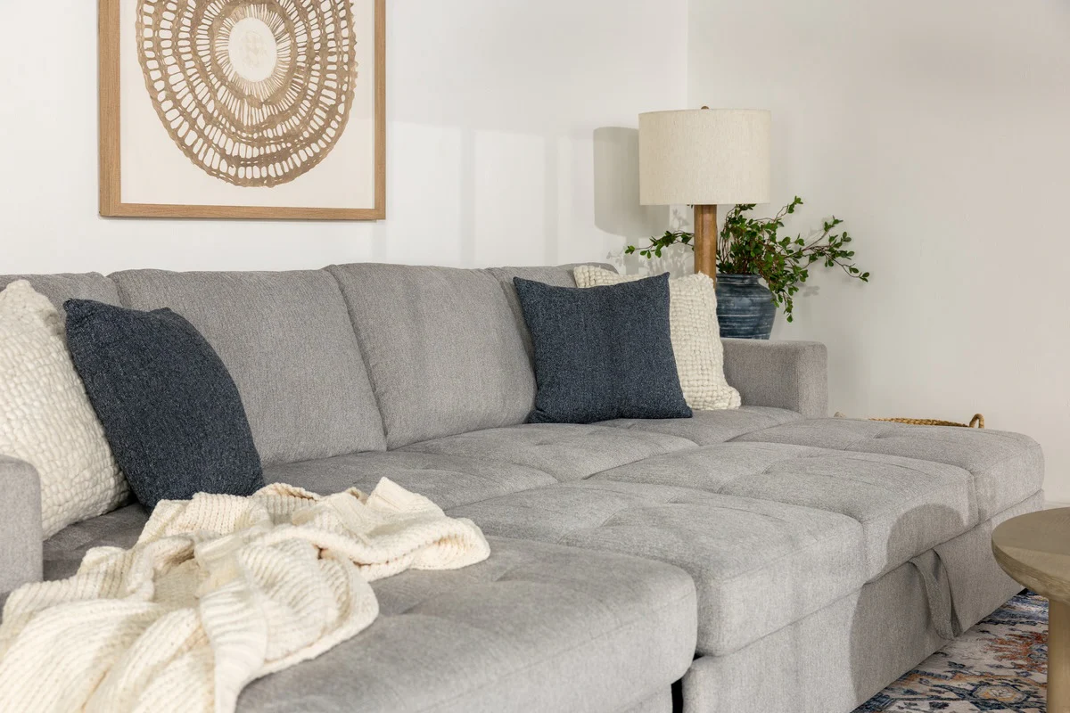 Claire Queen Pullout Sofa Chaise - Image 34