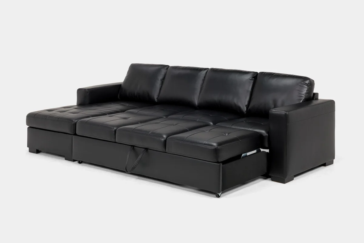 Claire Queen Pullout Sofa Chaise - Image 4