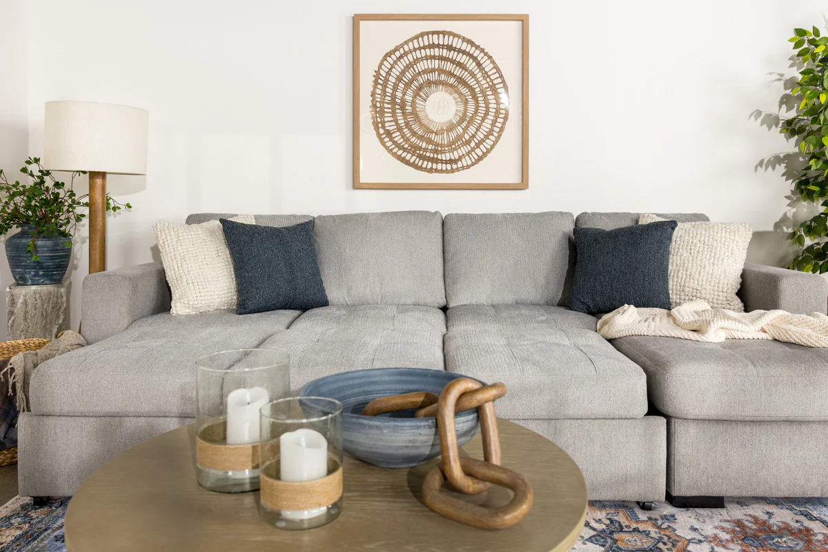 Claire Queen Pullout Sofa Chaise - Image 48