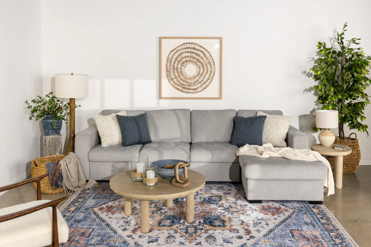 Claire Queen Pullout Sofa Chaise - Image 50