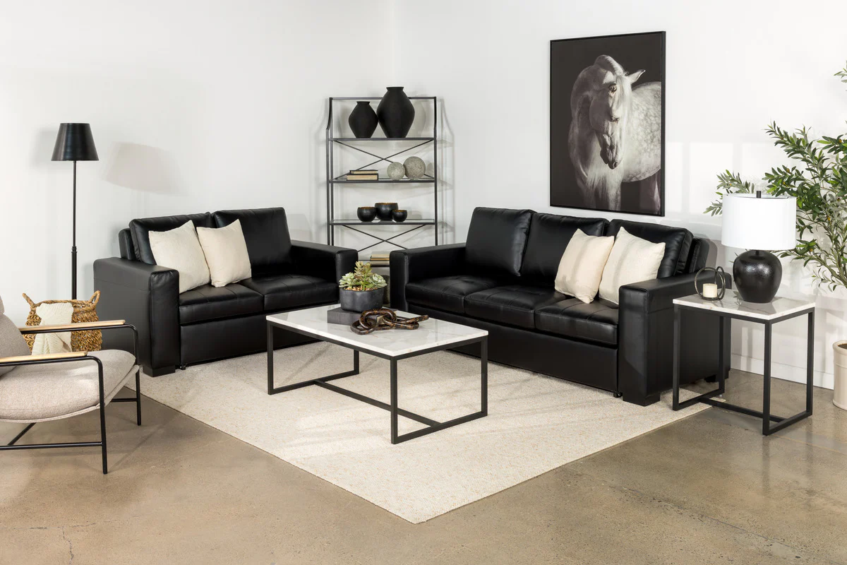 Claire Queen Pullout Sofa & Full Pullout Loveseat