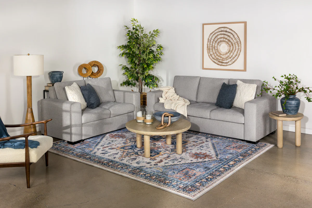 Claire Queen Pullout Sofa & Full Pullout Loveseat - Image 12
