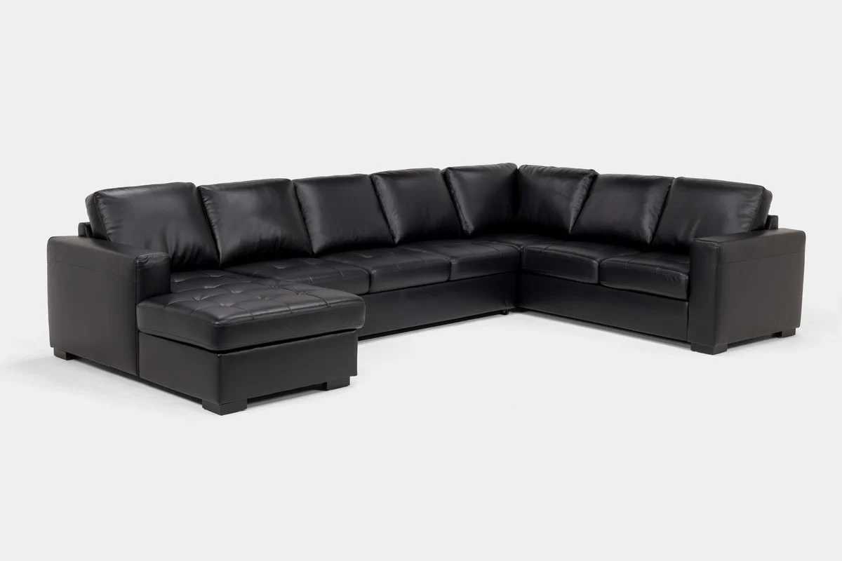 Claire Queen Pullout Tux Chaise Sectional