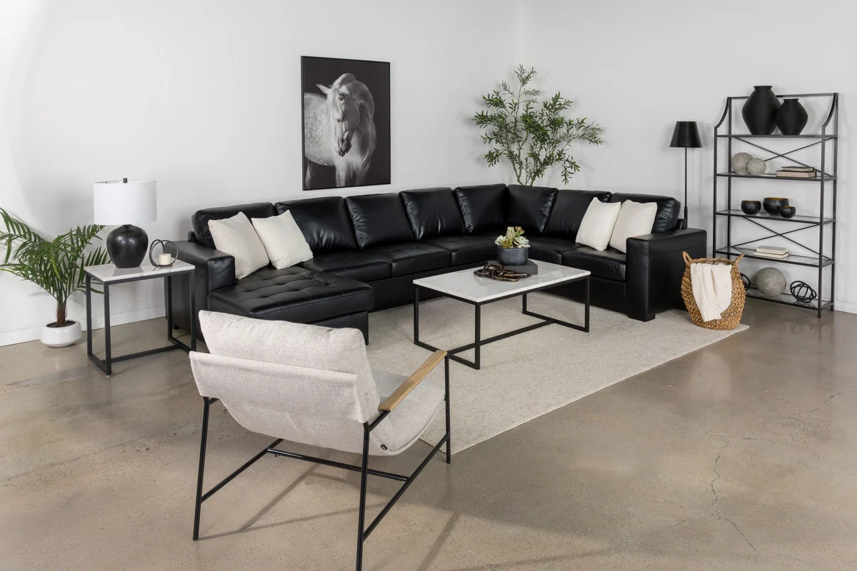 Claire Queen Pullout Tux Chaise Sectional - Image 11
