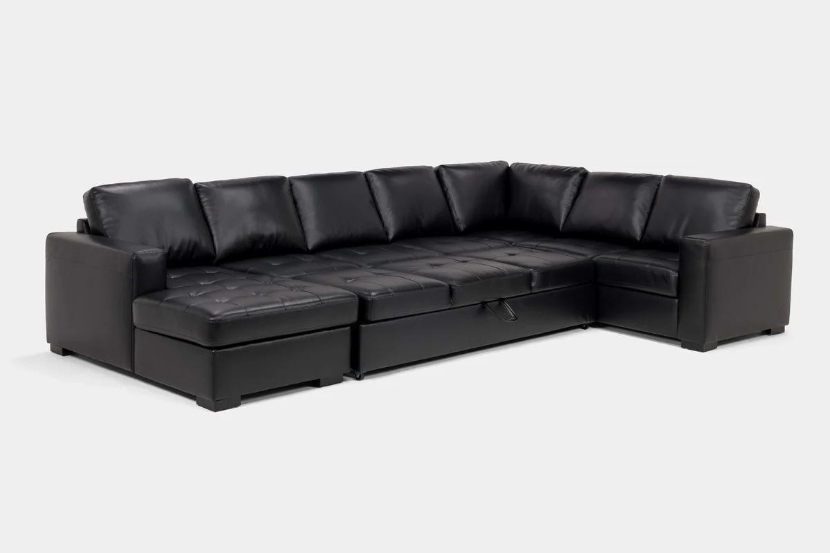 Claire Queen Pullout Tux Chaise Sectional - Image 3