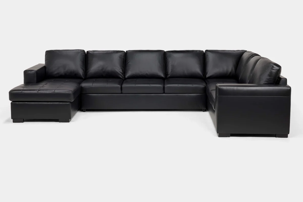 Claire Queen Pullout Tux Chaise Sectional - Image 4