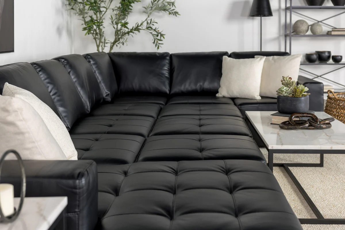 Claire Queen Pullout Tux Chaise Sectional - Image 8