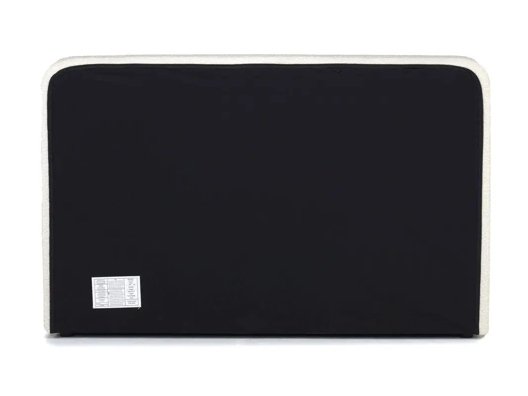 Cloud Boucle Upholstered Panel Bed - Image 4
