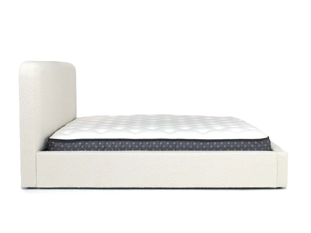 Cloud Boucle Upholstered Panel Bed - Image 8