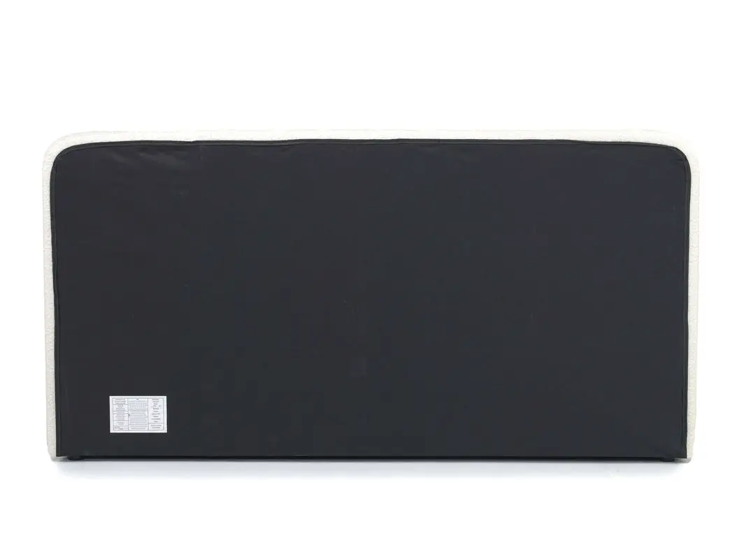 Cloud Boucle Upholstered Panel Bed - Image 9