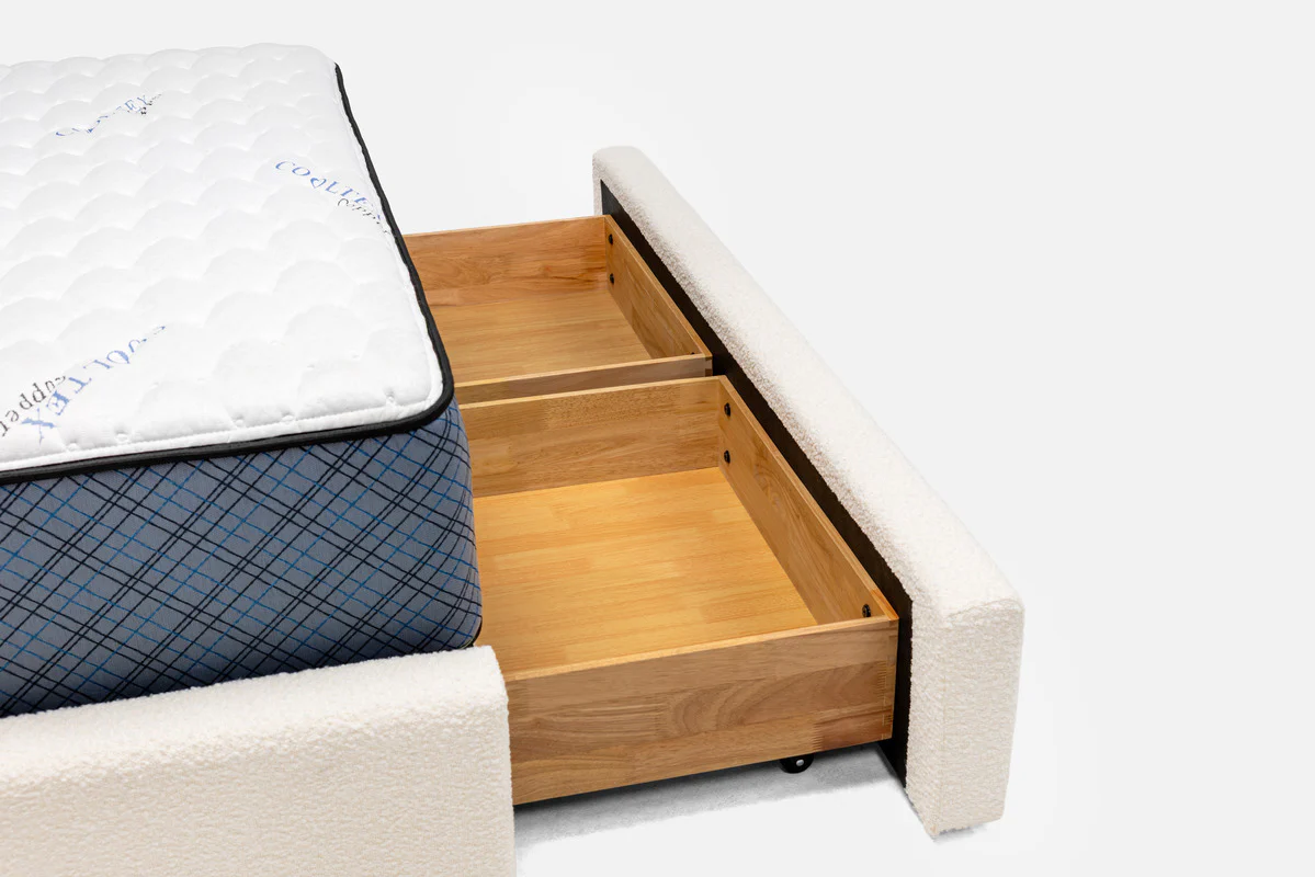 Cloud Boucle Upholstered Storage Bed - Image 18