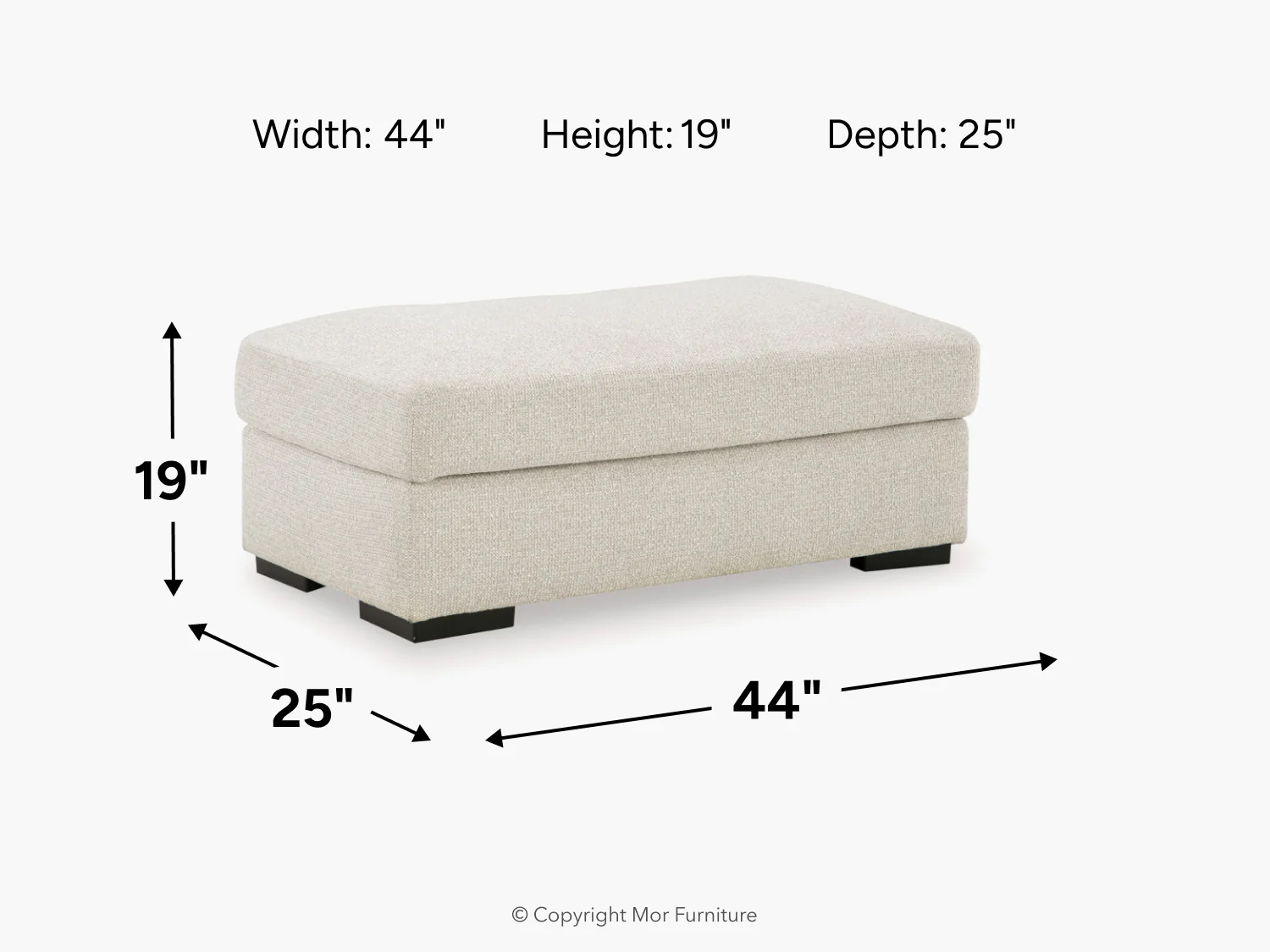 Conlee Pike Ottoman - Image 5