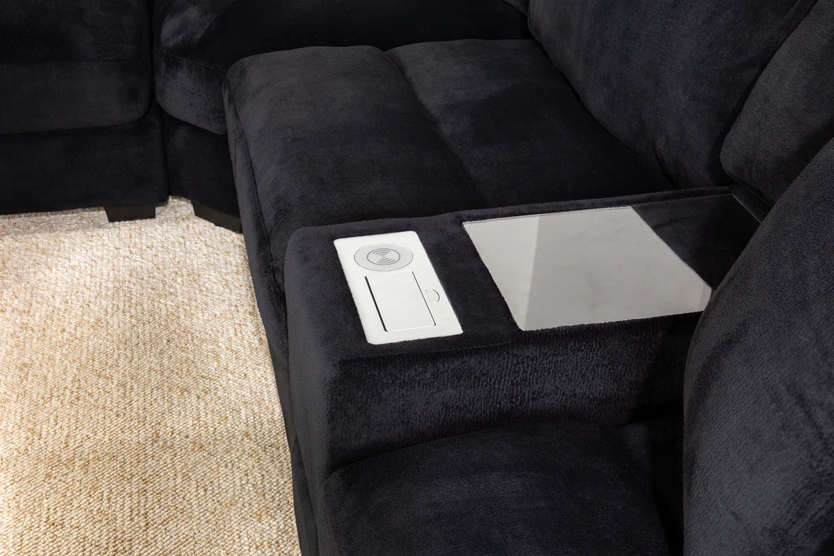 Cuddle Cloud 6 Piece Chaise Sectional - Image 10