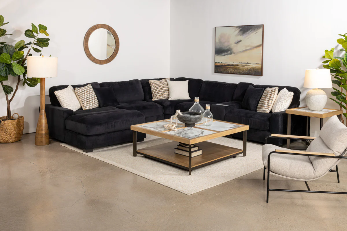 Cuddle Cloud 6 Piece Chaise Sectional - Image 11