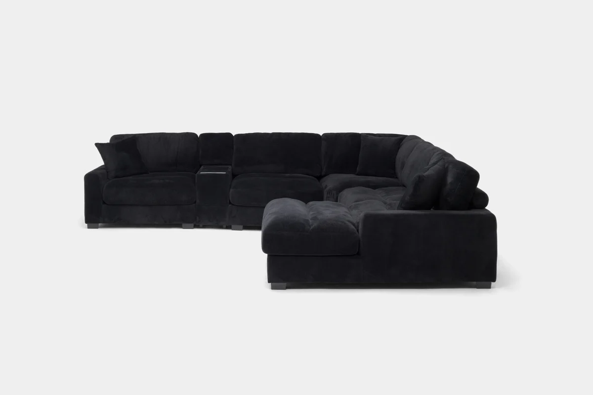 Cuddle Cloud 6 Piece Chaise Sectional - Image 17