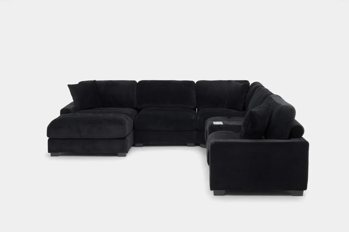 Cuddle Cloud 6 Piece Chaise Sectional - Image 6