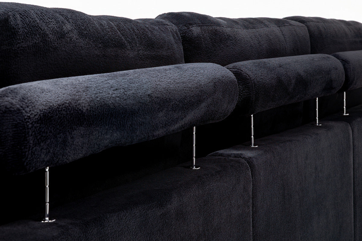 Cuddle Cloud 6 Piece Chaise Sectional - Image 8