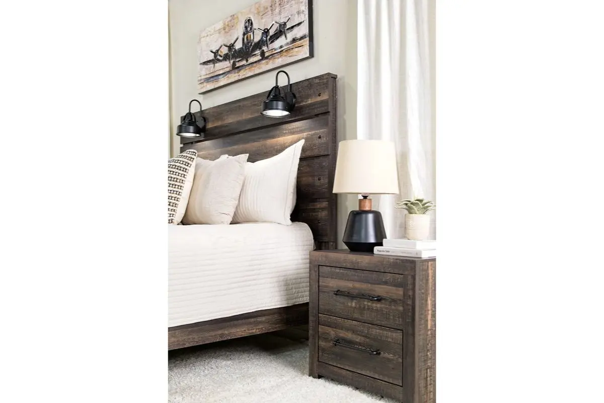 Dallas Panel Bed With Lights & Dresser & Mirror & Nightstand - Image 37
