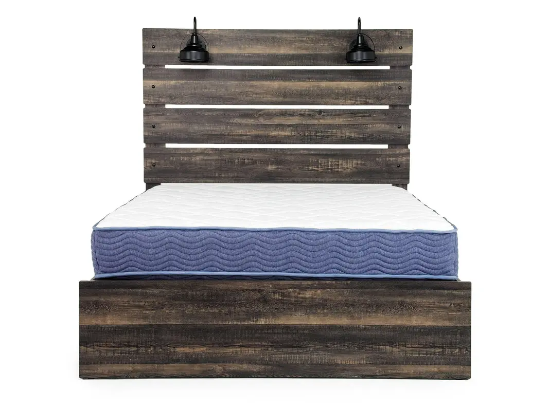 Dallas Panel Bed With Lights