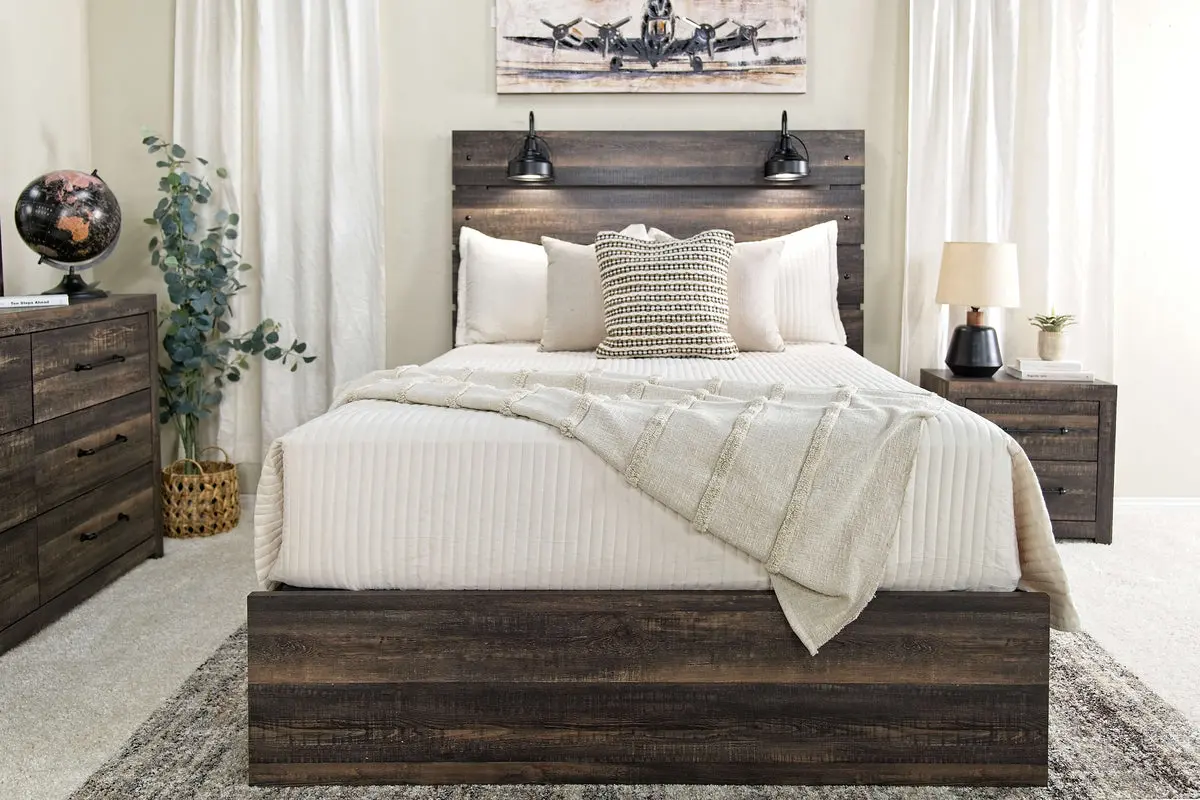Dallas Panel Bed With Lights - Image 4