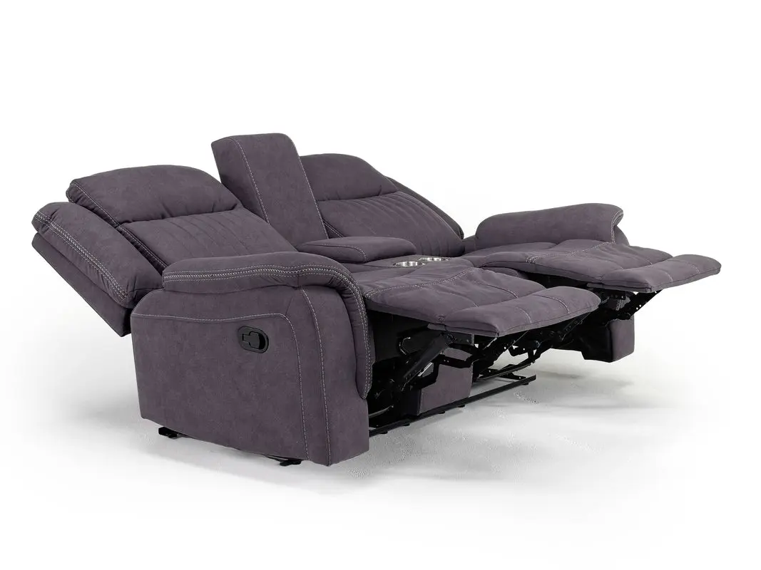 Diamond Reclining Console Loveseat - Image 2
