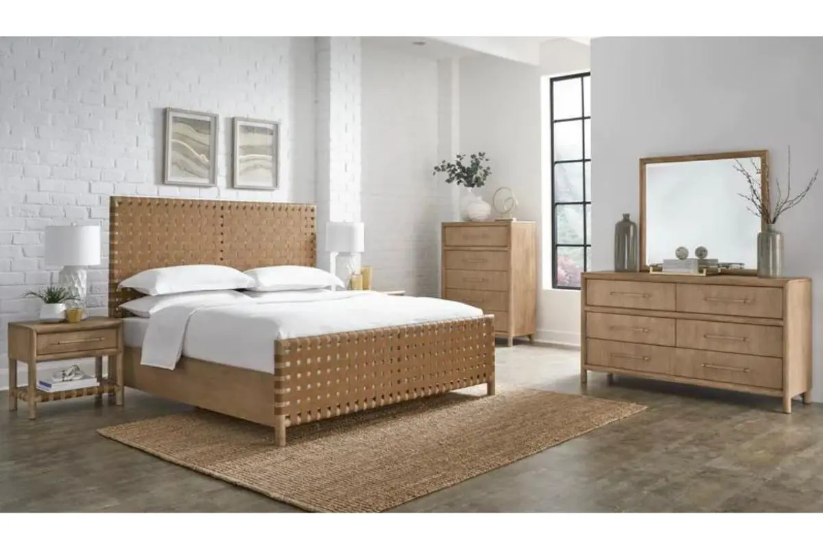 Dorsey Woven Panel Bed - Image 14