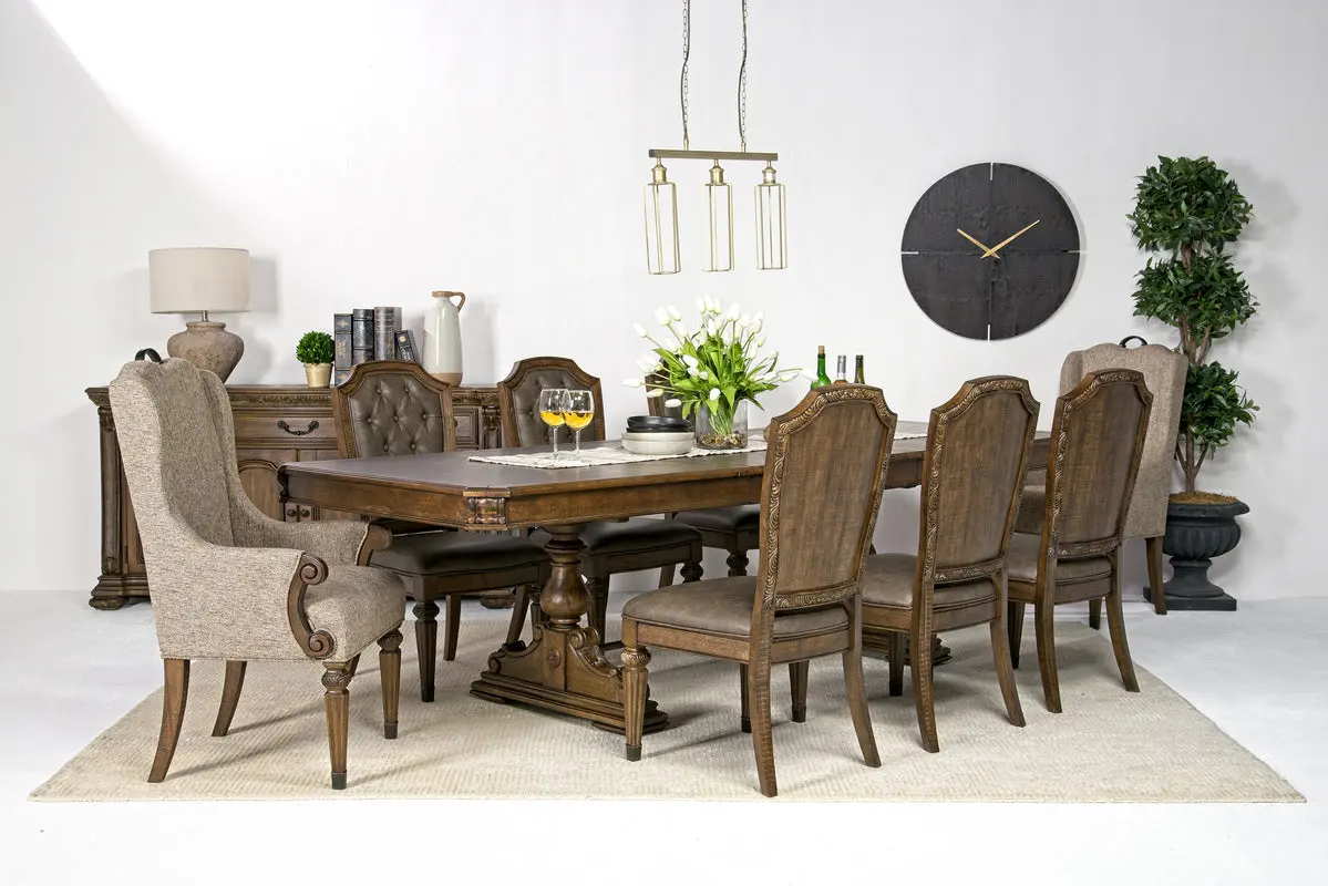 Durango Dining Table & 6 Chairs & 2 Arm Chairs - Image 35