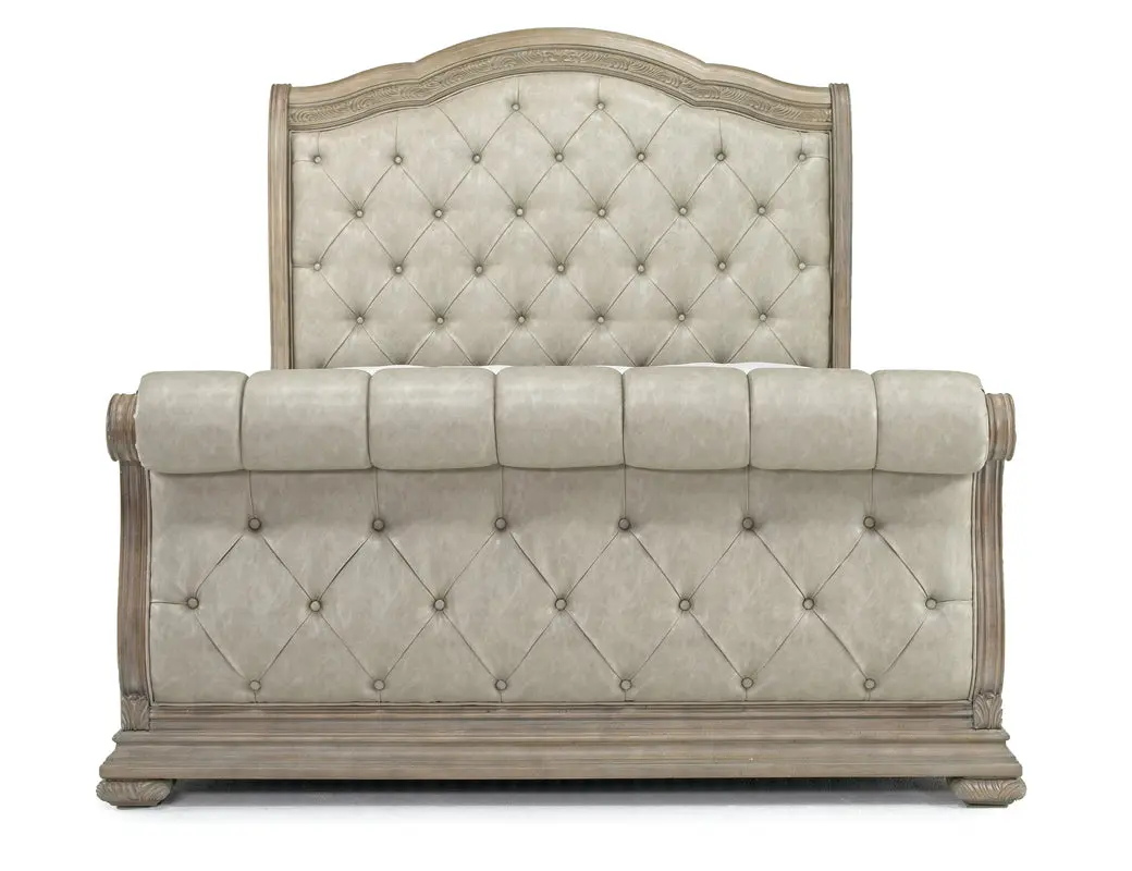 Durango Upholstered Sleigh Bed