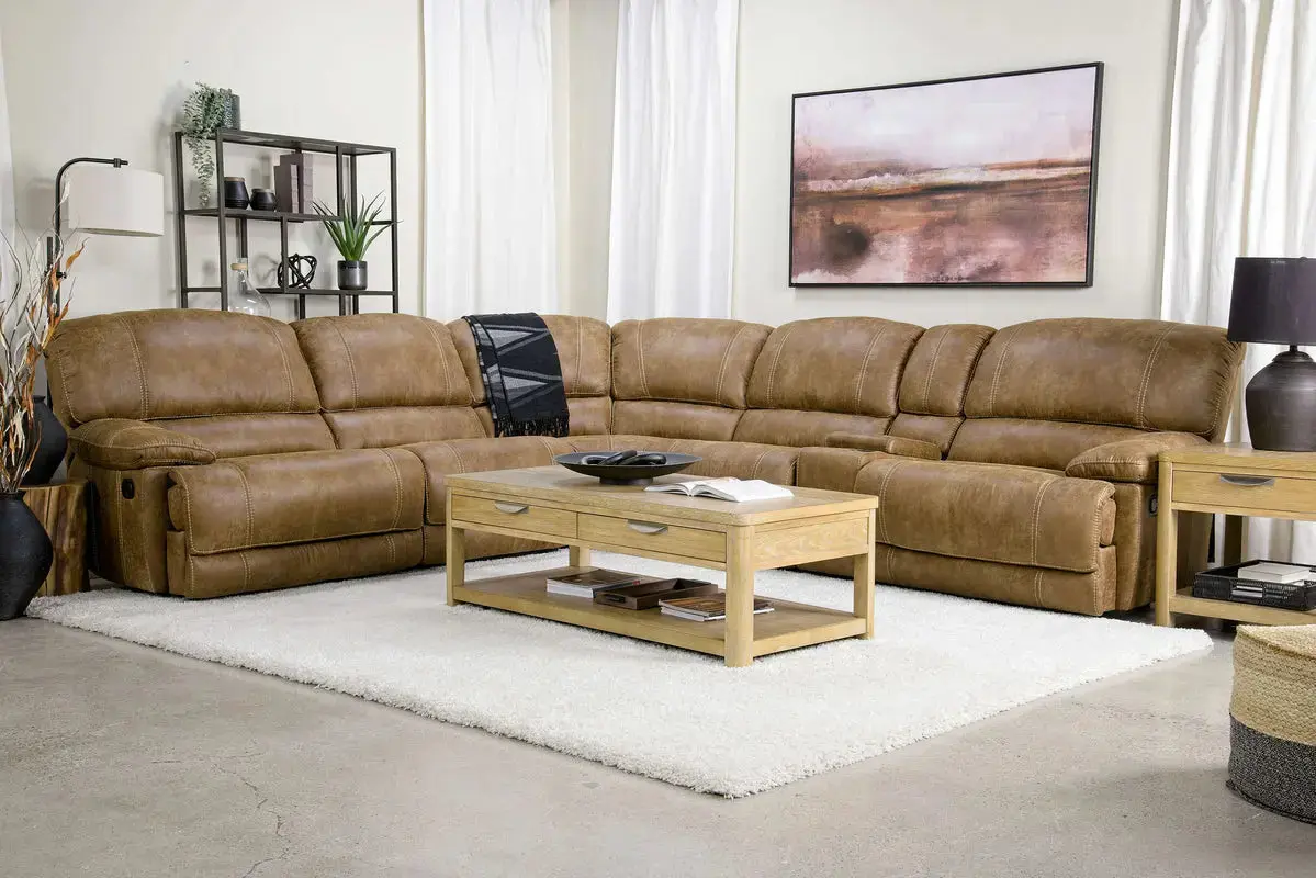Dusty 6 Piece Reclining Sectional - Image 2