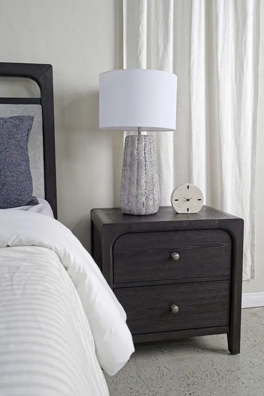 Easton Upholstered Bed & Dresser & Mirror & Nightstand - Image 13