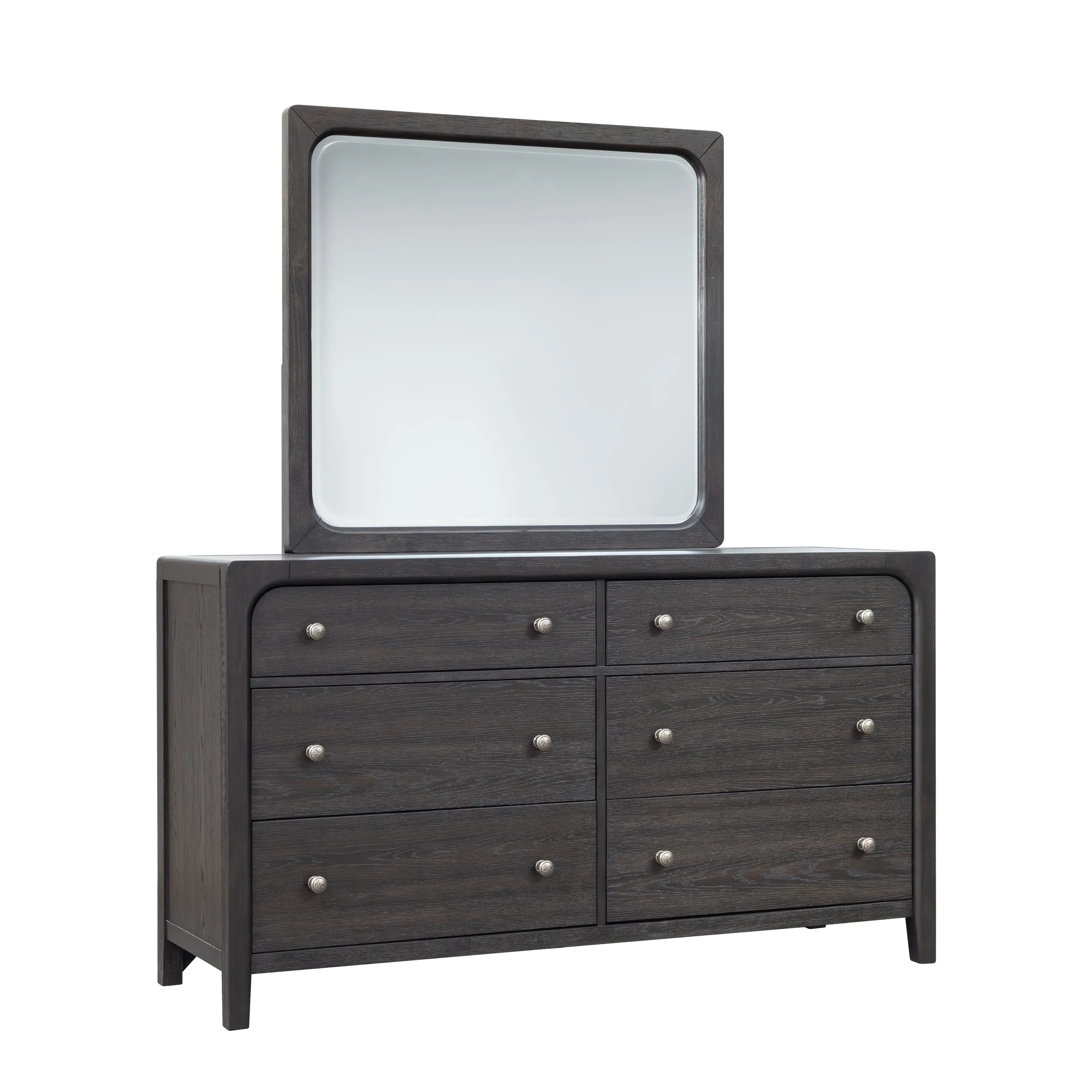 Easton Upholstered Bed & Dresser & Mirror & Nightstand - Image 5