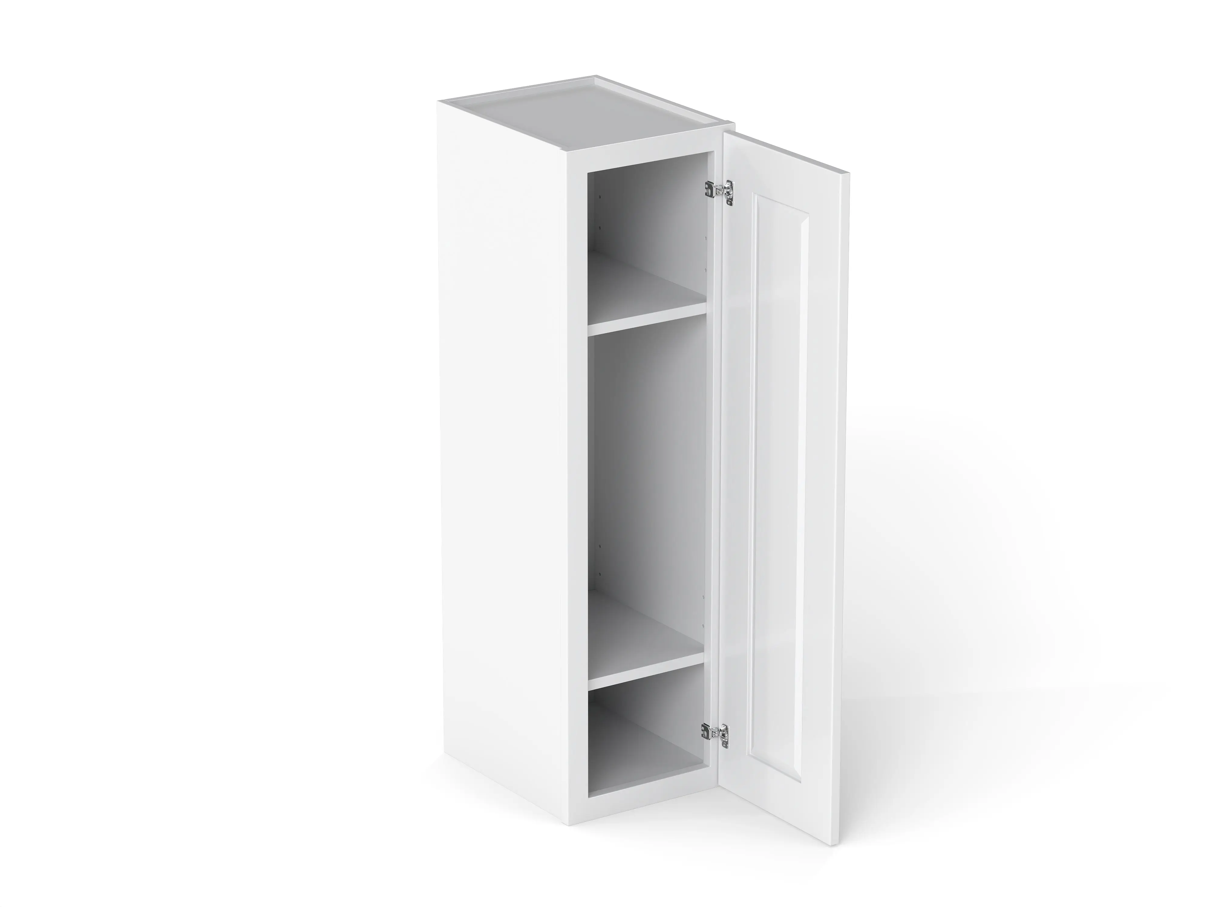 Elegant 1 Door Wall Cabinet With 2 Shelves - Image 18