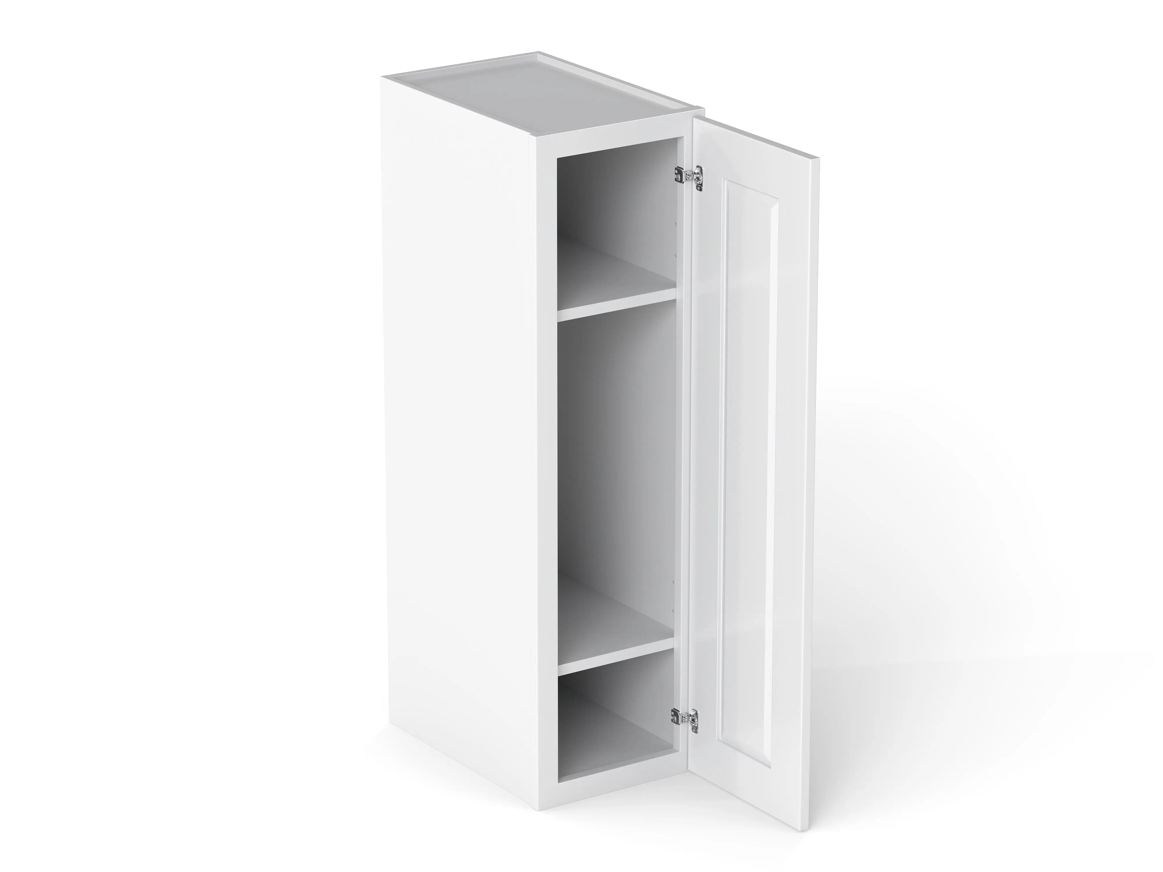 Elegant 1 Door Wall Cabinet With 2 Shelves - Image 2