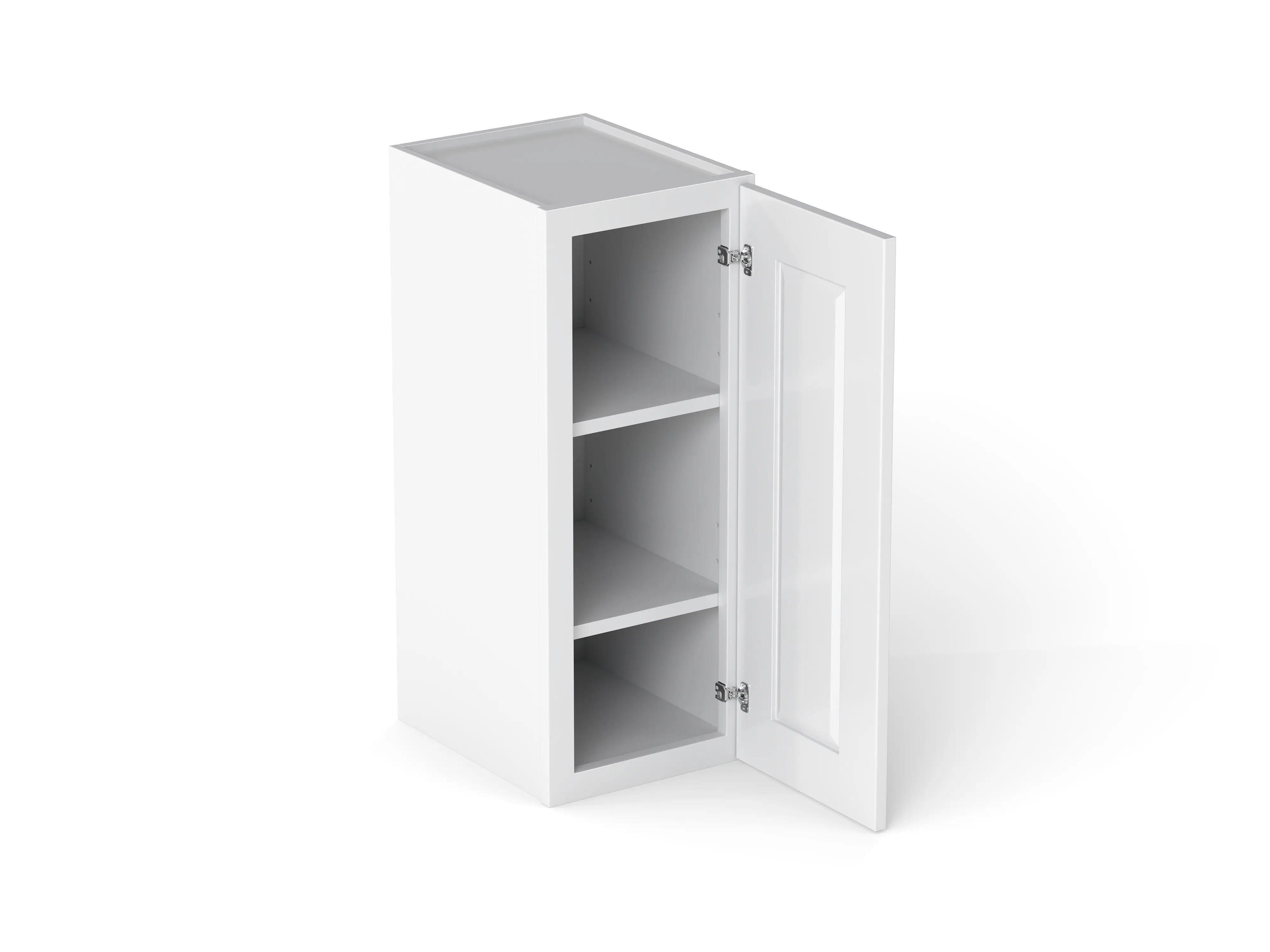 Elegant 1 Door Wall Cabinet With 2 Shelves - Image 26